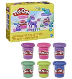 PLAY-DOH PÂTE À MODELER - COLLECTION SCINTILLANTE 6 POTS